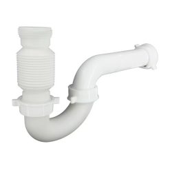1-1/2 in Plastic Flexible Lavatory and Kitchen Drain Trap